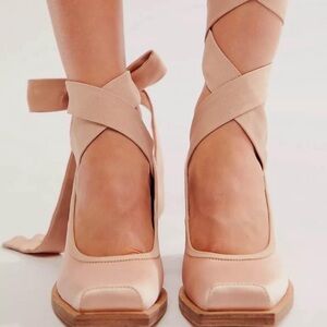Ballet heels only wore once for a bachelorette tea party theme